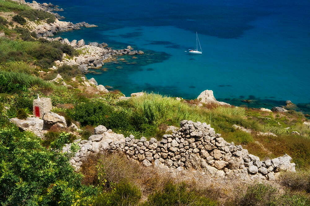 A quiet beach on Gozo